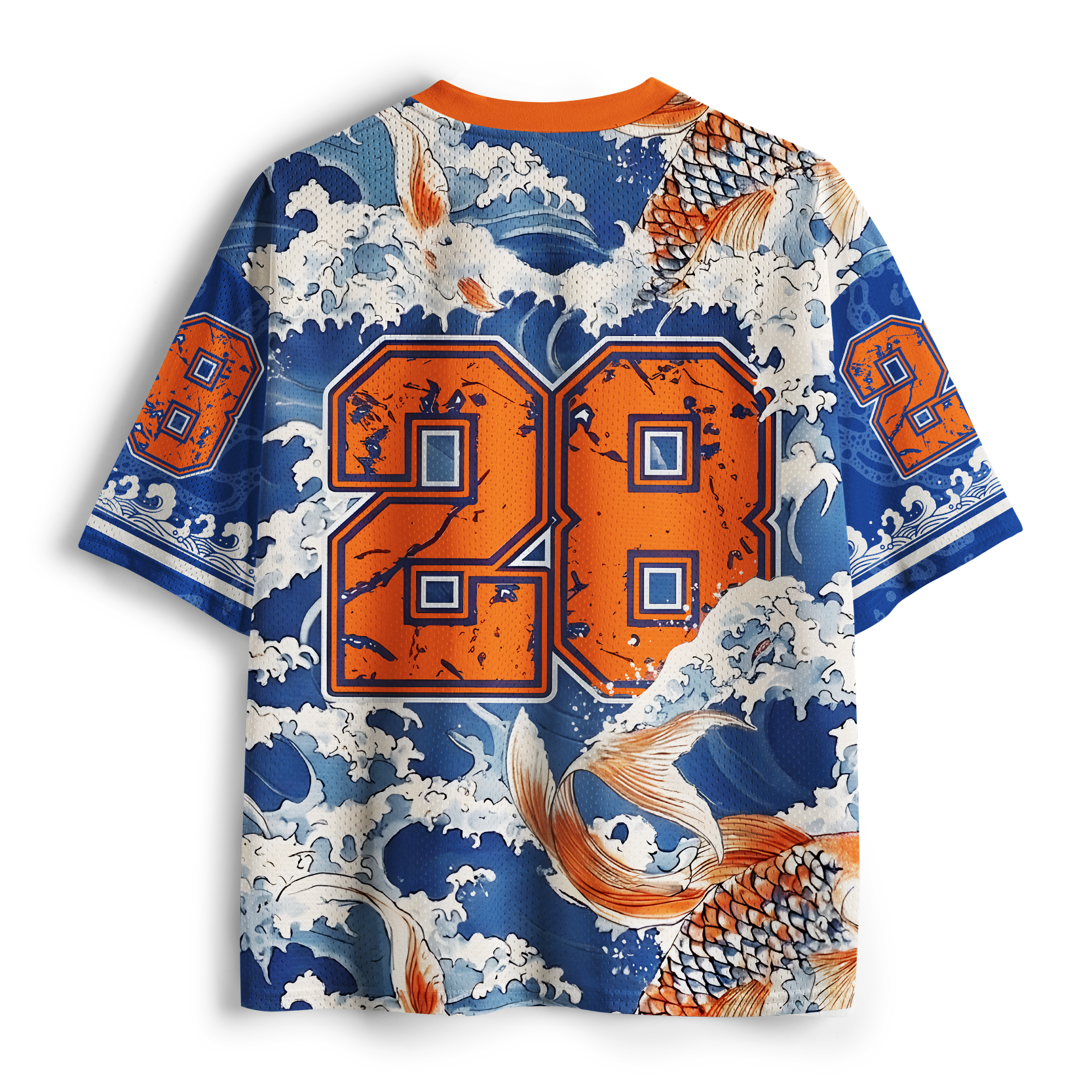 Tokyo-Tiger Legends Of Edo:Red Boy&Koi Mesh Jersey