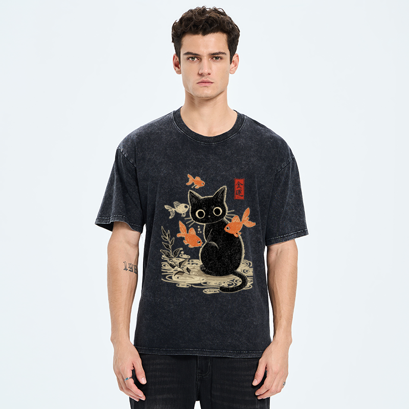 Tokyo-Tiger Paws of Prosperity Washed T-Shirt