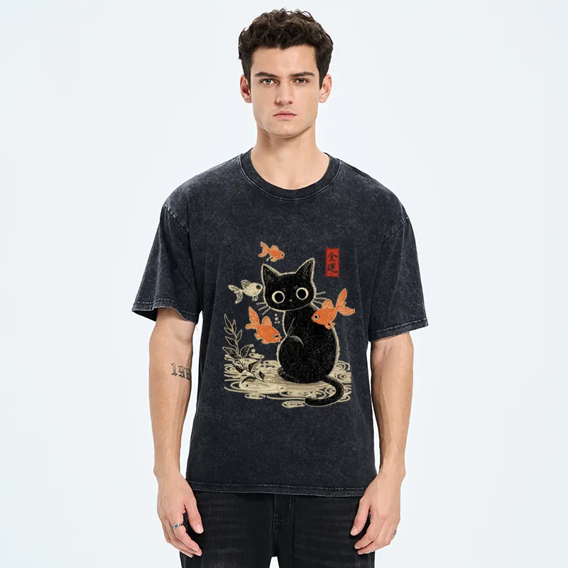 Tokyo-Tiger Paws of Prosperity Washed T-Shirt