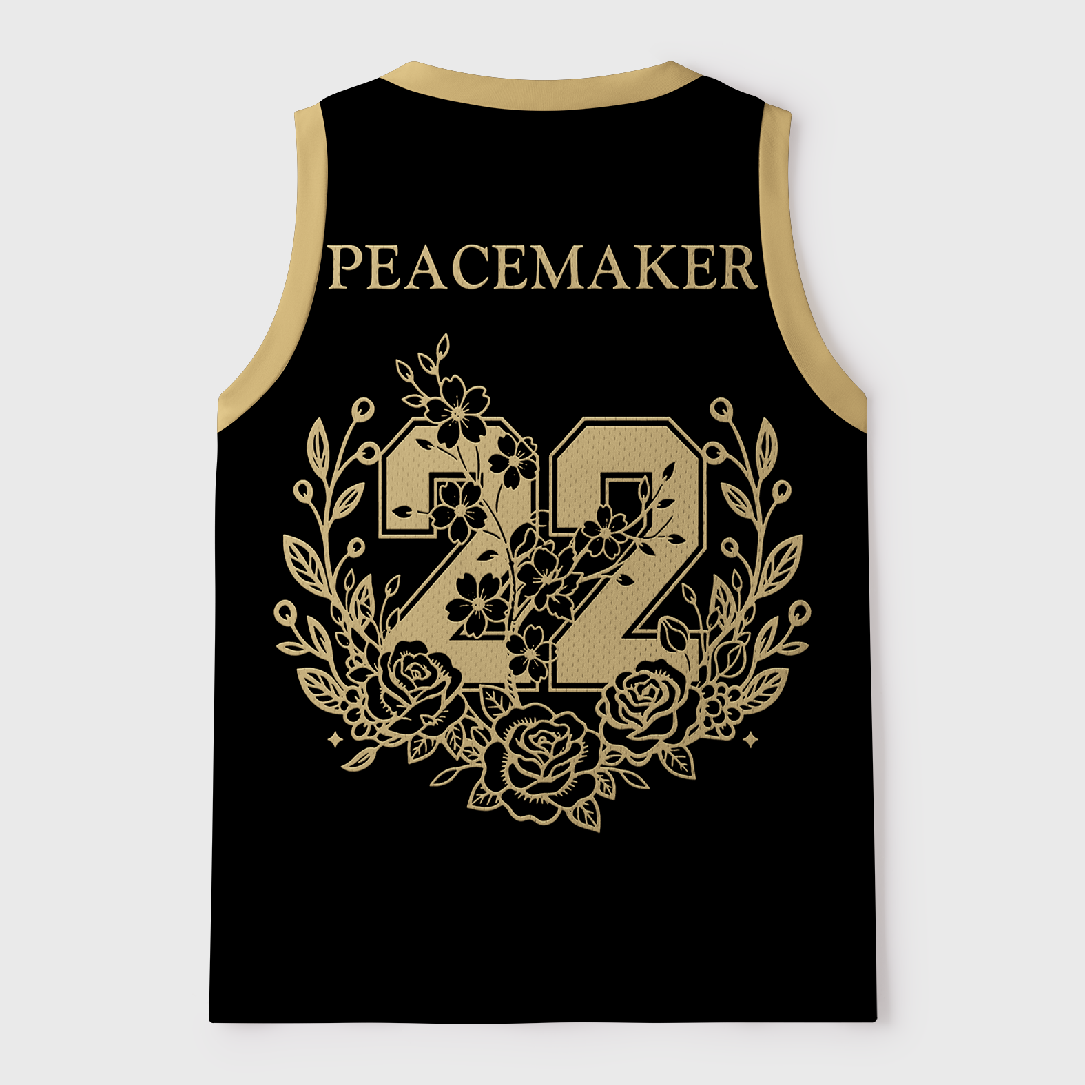 Tokyo-Tiger Katana&Bloom Mesh Tank Top