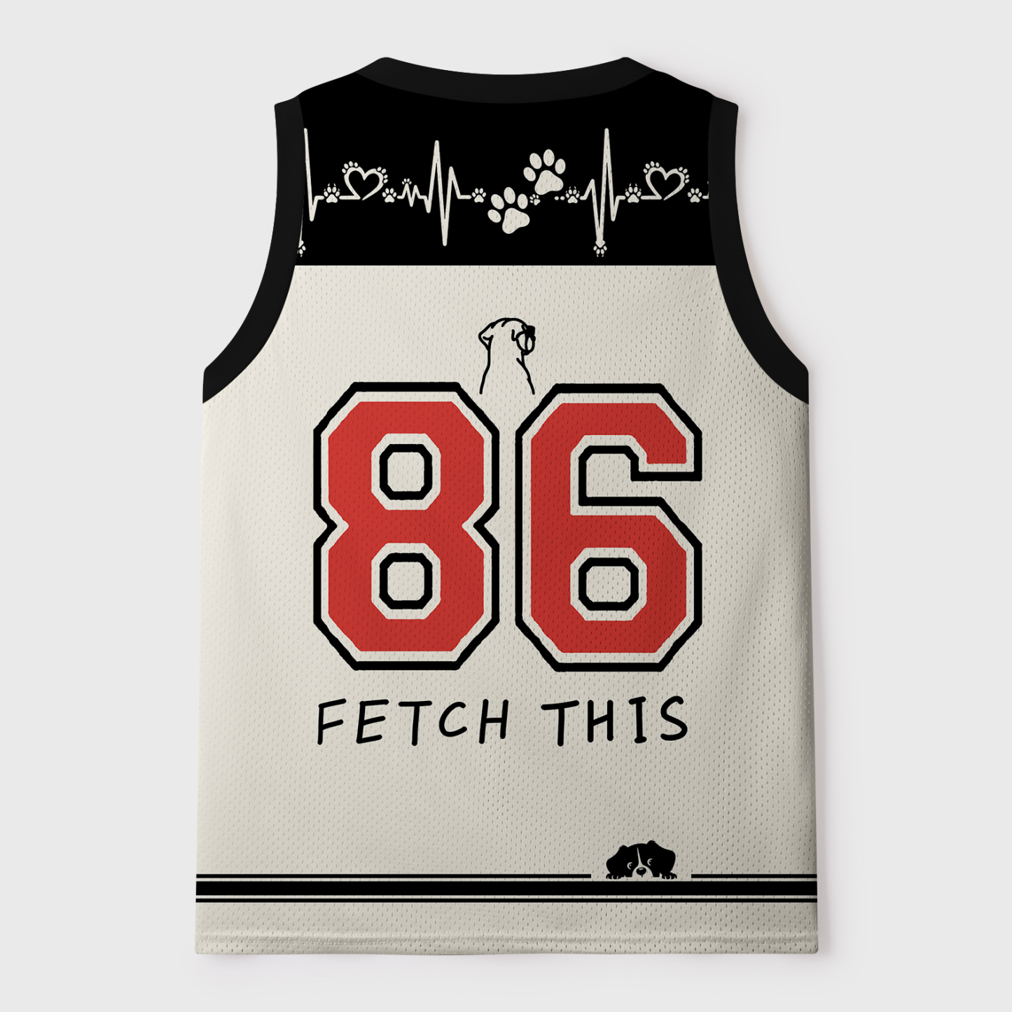 Tokyo-Tiger Rebellious Dog Mesh Tank Top