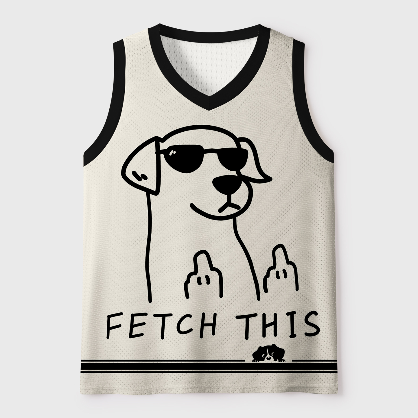 Tokyo-Tiger Rebellious Dog Mesh Tank Top
