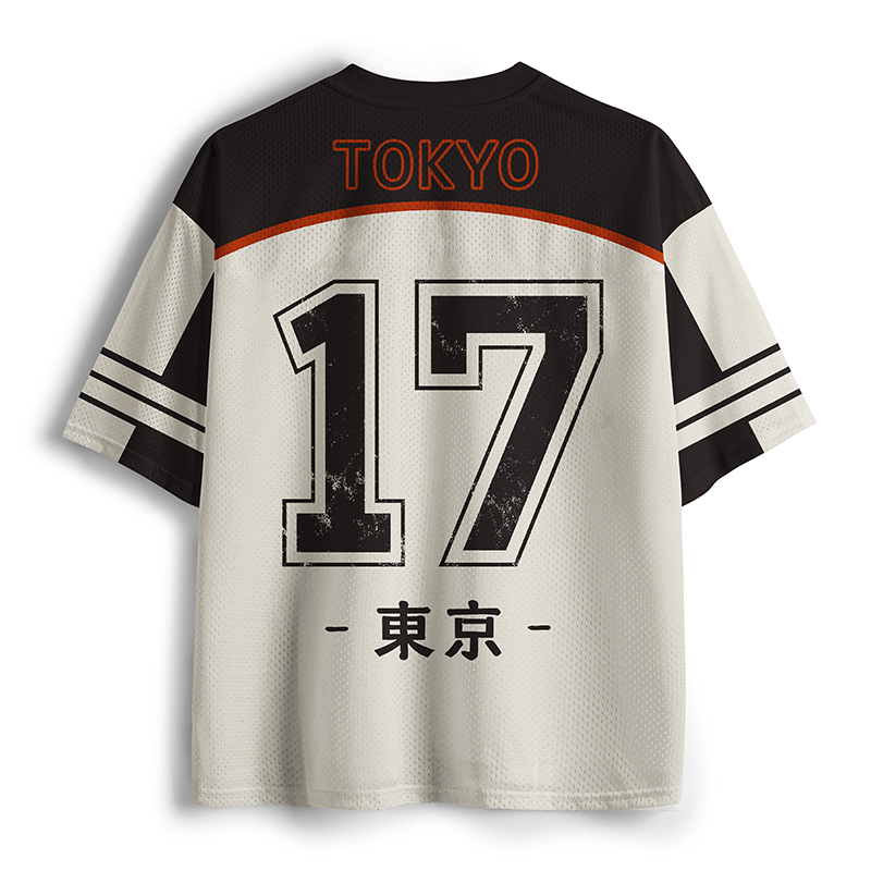 Tokyo-Tiger Scenes Of Tokyo Mesh Jersey