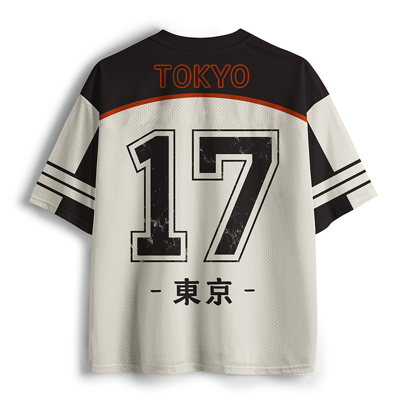 Tokyo-Tiger Scenes Of Tokyo Mesh Jersey