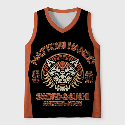 Tokyo-Tiger Hattori Hanzo Tiger Spirit Mesh Tank Top