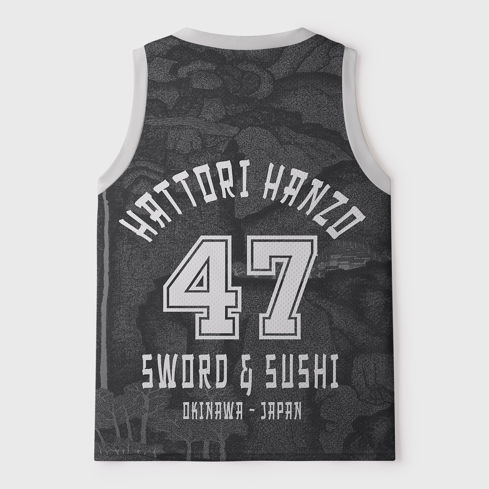 Tokyo-Tiger Hattori Lion Japanese Samurai Mesh Tank Top