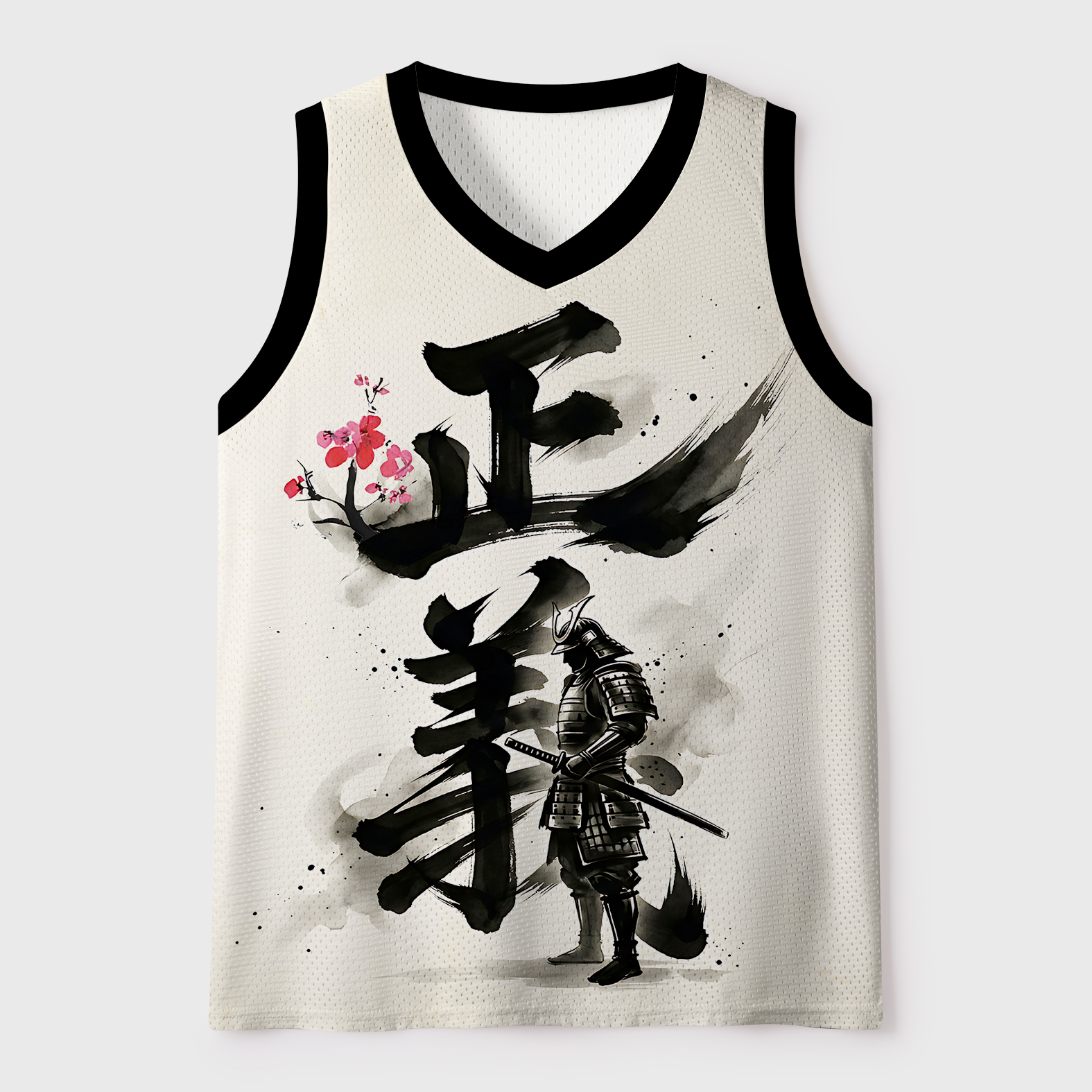Tokyo-Tiger Justice Kanji Mesh Tank Top