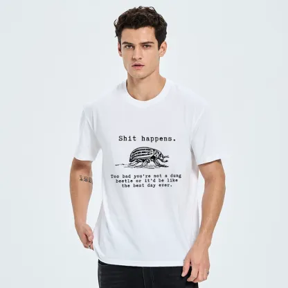 Tokyo-Tiger Funny Dung Beetle Life Philosophy Classic T-Shirt