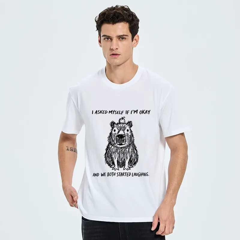 Tokyo-Tiger The Line Capybara：I Asked Myself If I'm Okay Classic T-Shirt