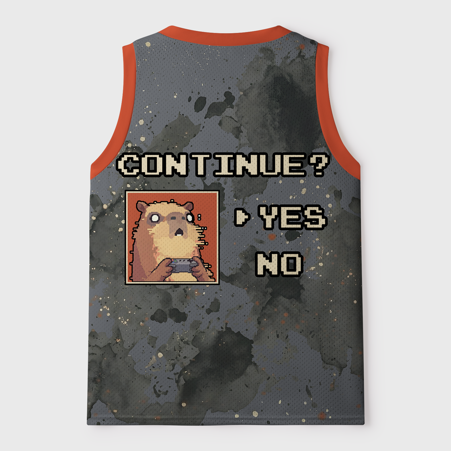 Tokyo-Tiger "BRUH" Capy Gamer Mesh Tank Top
