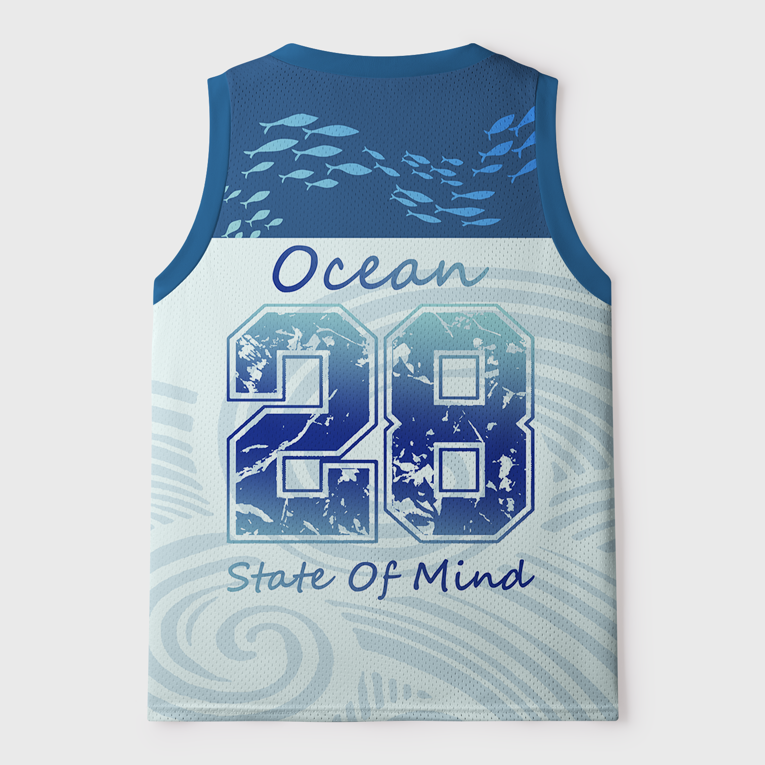 Tokyo-Tiger Ocean State of Mind Mesh Tank Top