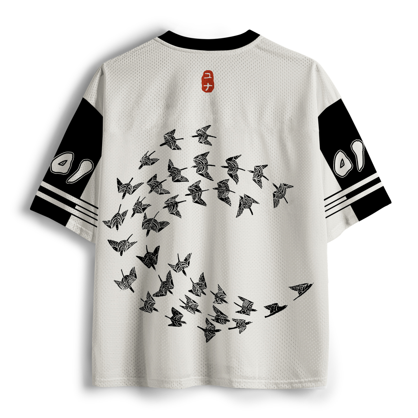Tokyo-Tiger Japanese Crane Poster Mesh Jersey