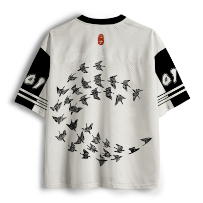 Tokyo-Tiger Japanese Crane Poster Mesh Jersey
