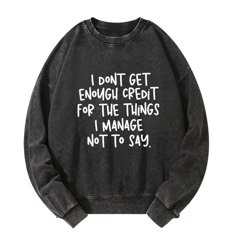 Tokyo-Tiger Saying No Is A Superpower Washed Sweatshirt