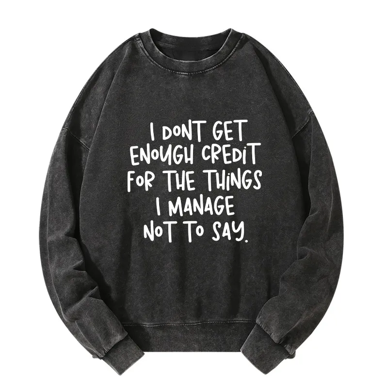 Tokyo-Tiger Saying No Is A Superpower Washed Sweatshirt