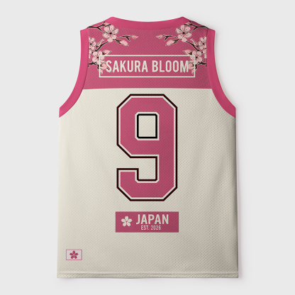 Tokyo-Tiger Sakura Fubuki Mesh Tank Top