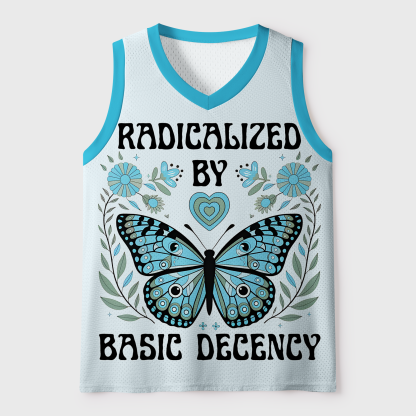 Tokyo-Tiger Floral Butterfly：Radical Decency Mesh Tank Top