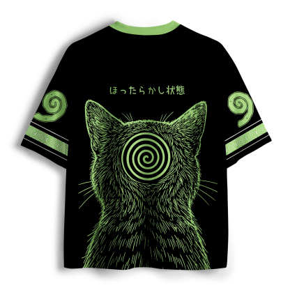 Tokyo-Tiger Confused Cat Japanese Mesh Jersey