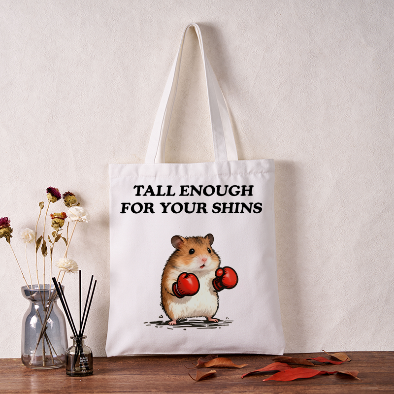 Tokyo-Tiger Meme Hamster With Boxing Gloves Tote Bag