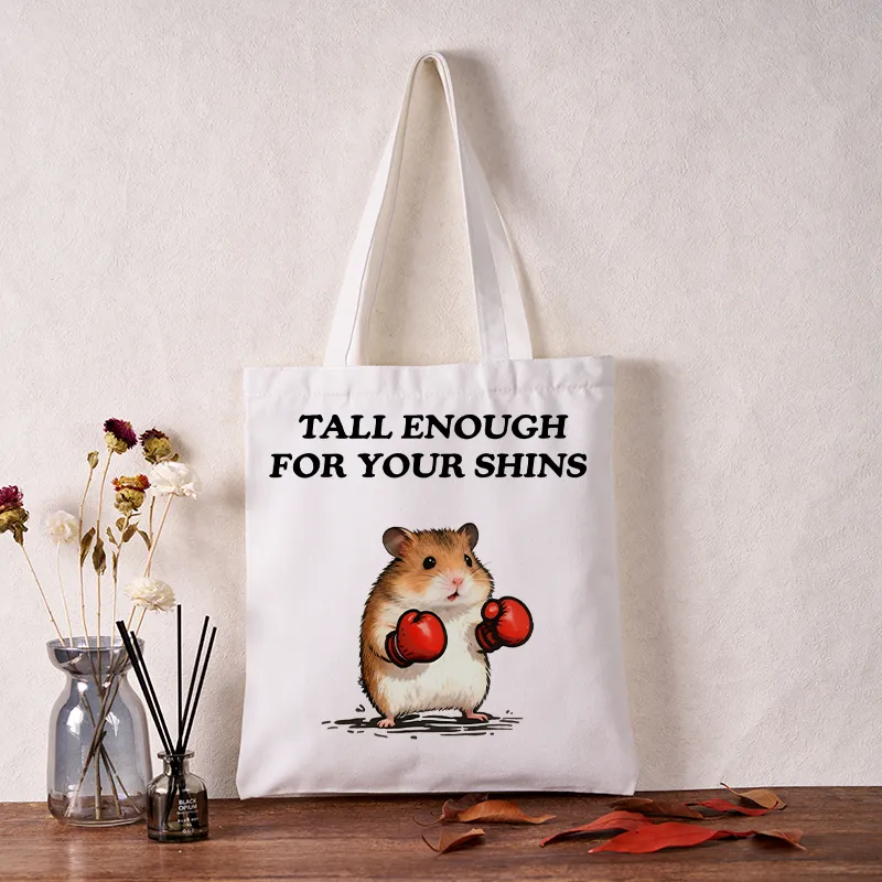 Tokyo-Tiger Meme Hamster With Boxing Gloves Tote Bag