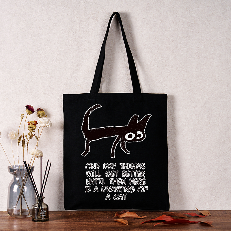 Tokyo-Tiger Cat Cheer Up Drawing Tote Bag Sale – tokyo-tiger