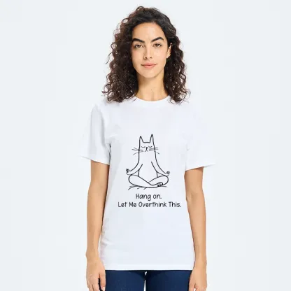 Tokyo-Tiger Meditating Cat Overthinking Vibe Classic T-Shirt