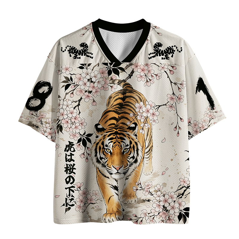Tokyo-Tiger Sakura Tiger Mesh Jersey