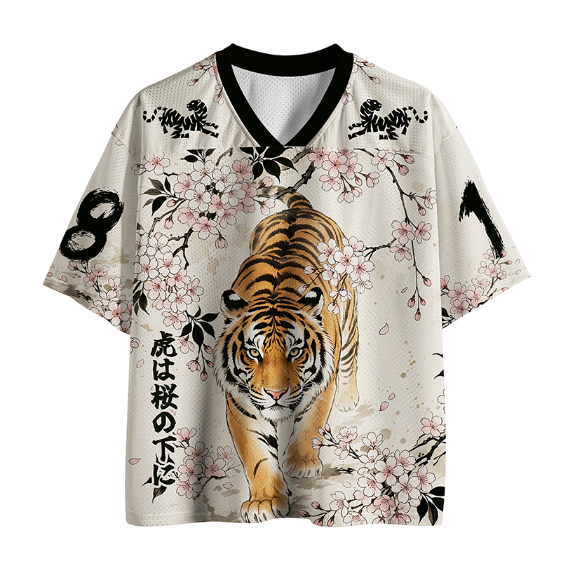 Tokyo-Tiger Sakura Tiger Mesh Jersey