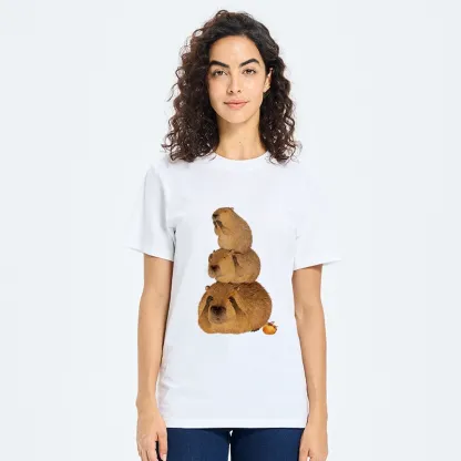 Tokyo-Tiger Capybara Hear No Evil Meme Classic T-Shirt