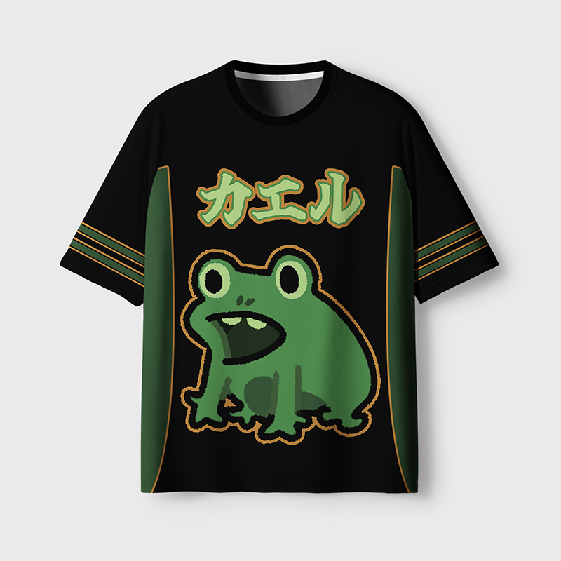 Tokyo-Tiger Funny Forg Japan Quick-drying T-shirt