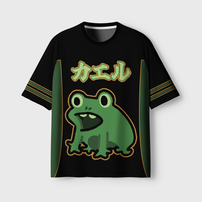Tokyo-Tiger Funny Forg Japan Quick-drying T-shirt