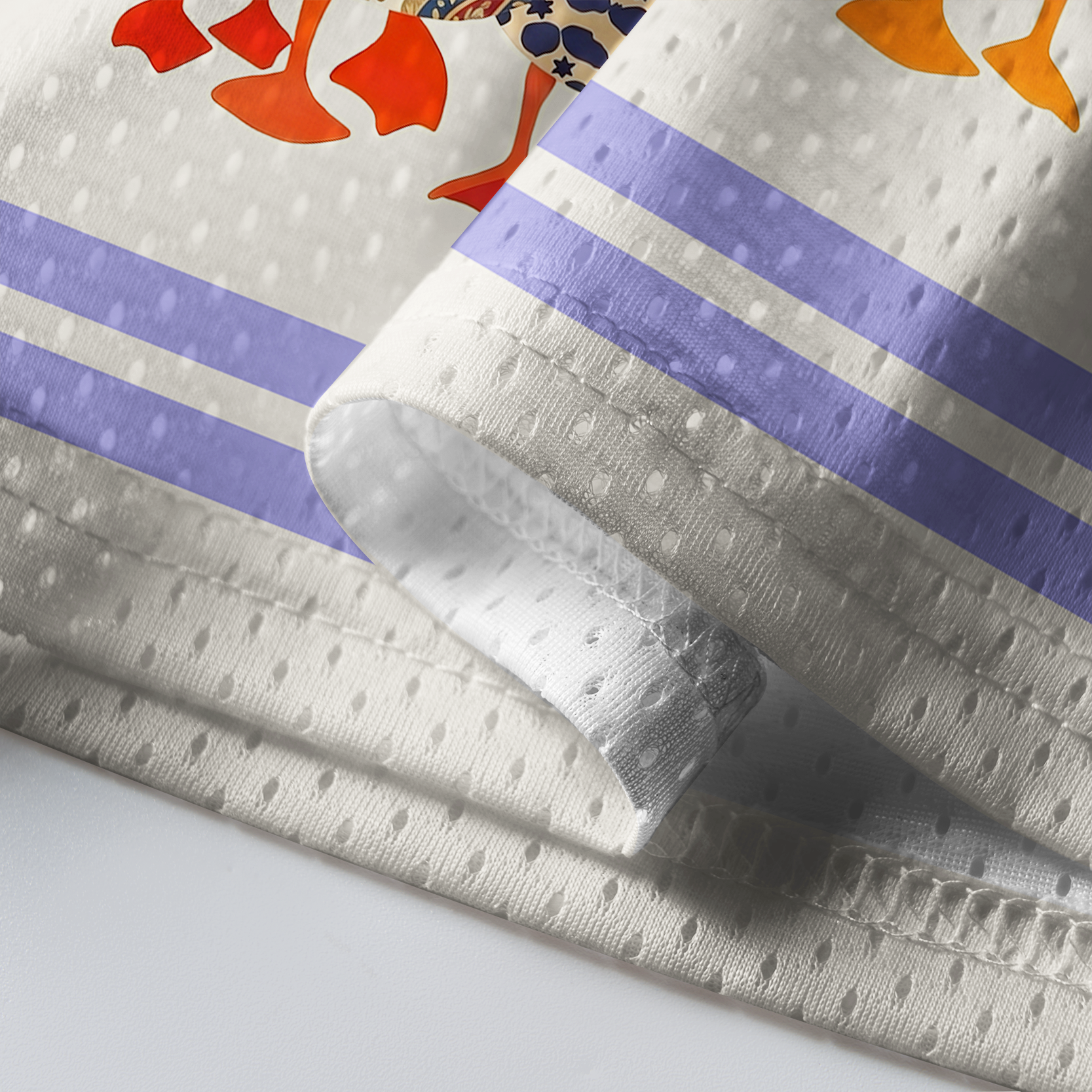 Tokyo-Tiger Quirky Goose Squad Mesh Jersey