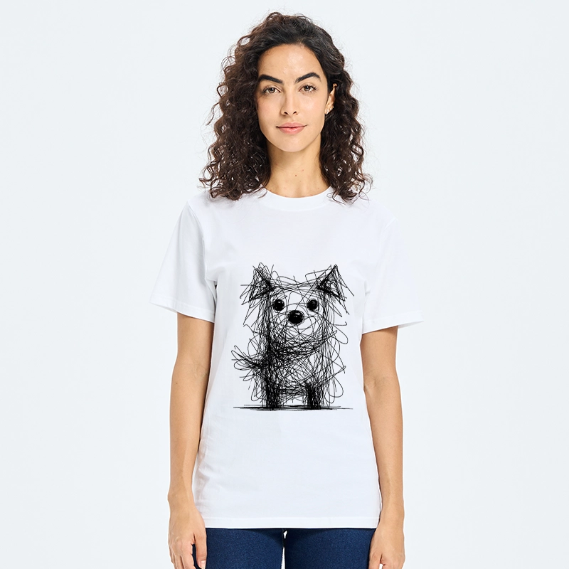 Tokyo-Tiger Scruffy Dog Chaos Art Classic T-Shirt