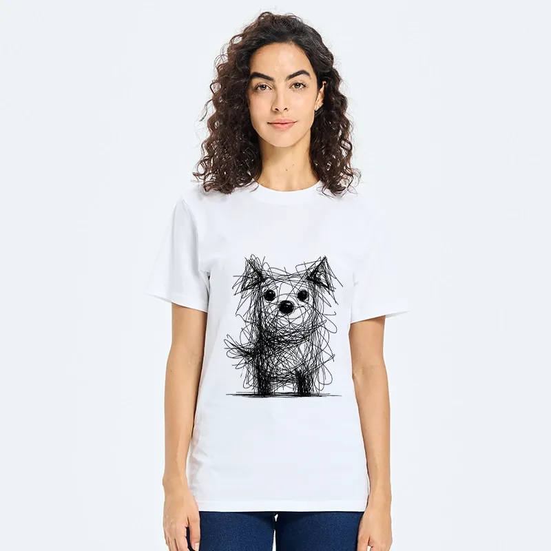 Tokyo-Tiger Scruffy Dog Chaos Art Classic T-Shirt