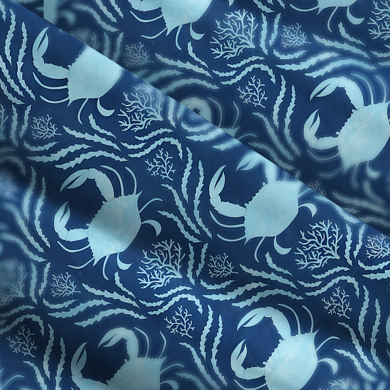 Tokyo-Tiger Crab And Seaweed Maxi Dress