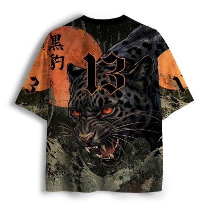 Tokyo-Tiger Moonlit Black Panther Mesh Jersey