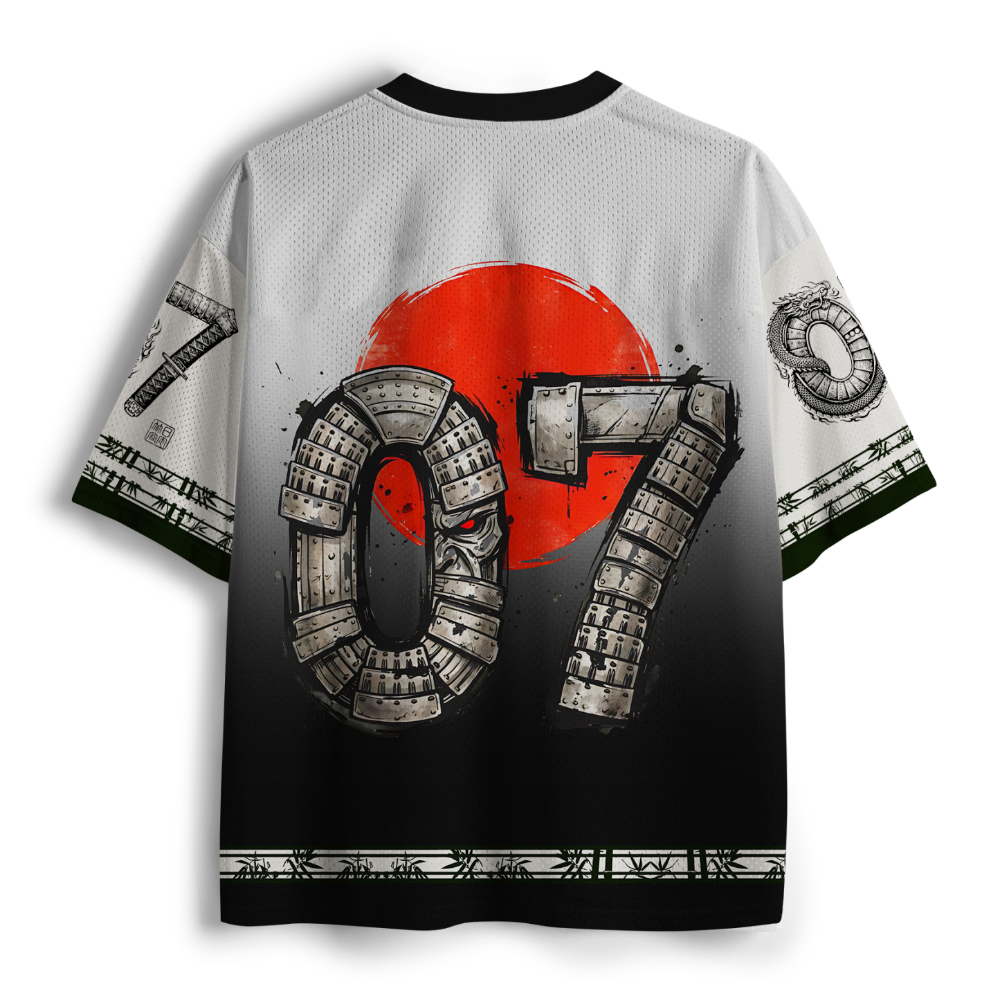 Tokyo-Tiger Ink Style Bigfoot Samurai Mesh Jersey