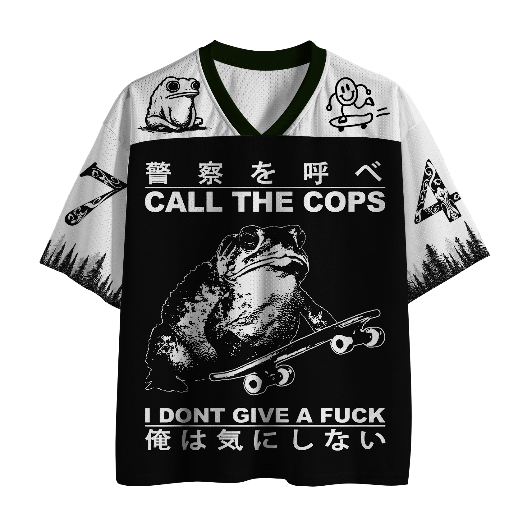 Tokyo-Tiger I Don't Care Mesh Jersey