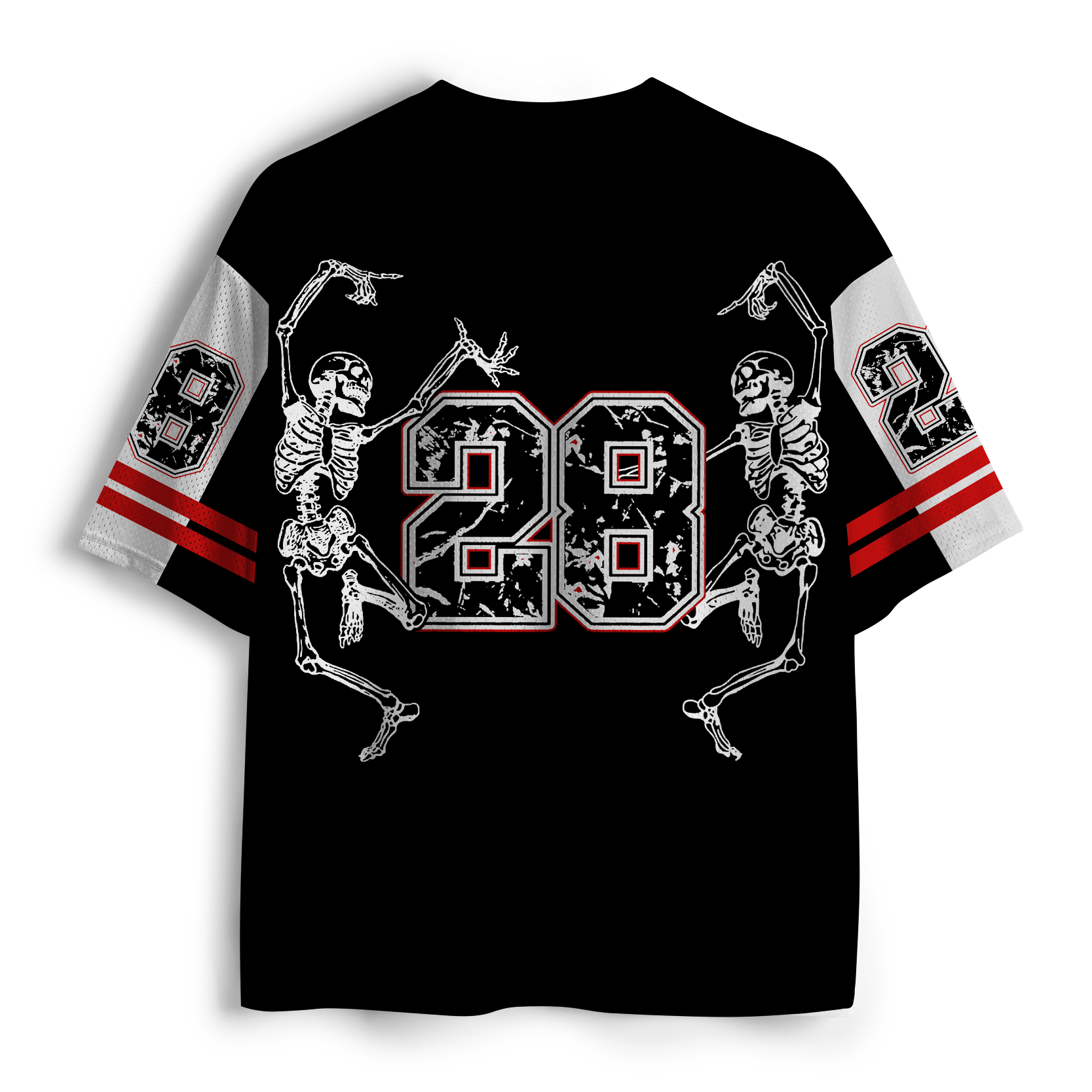 Tokyo-Tiger Sinister Skeletal Ritual Mesh Jersey