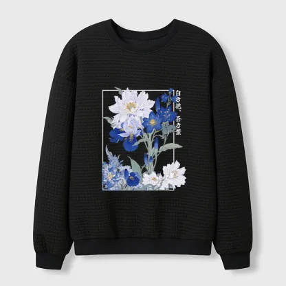 Tokyo-Tiger Blossoms Of The Firmament Waffle Sweatshirt