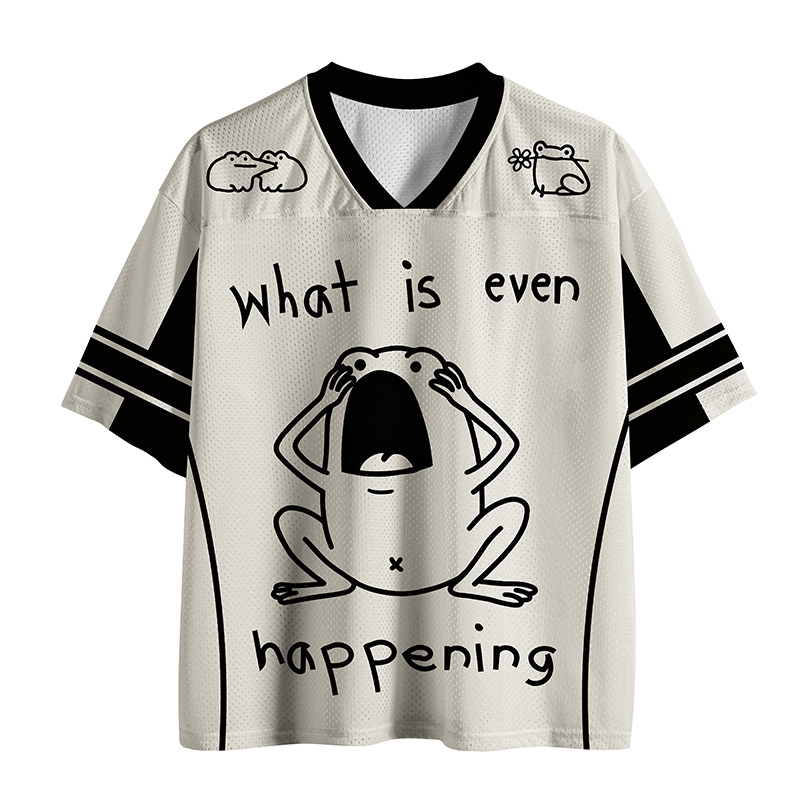 Tokyo-Tiger Confused Frog Mesh Jersey