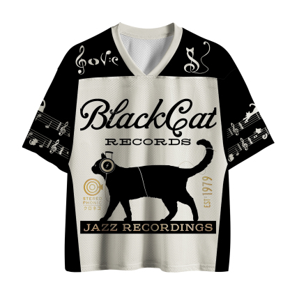 Tokyo-Tiger Black Cat Japan Mesh Jersey