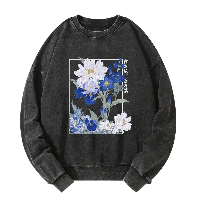 Tokyo-Tiger Blossoms Of The Firmament Washed Sweatshirt