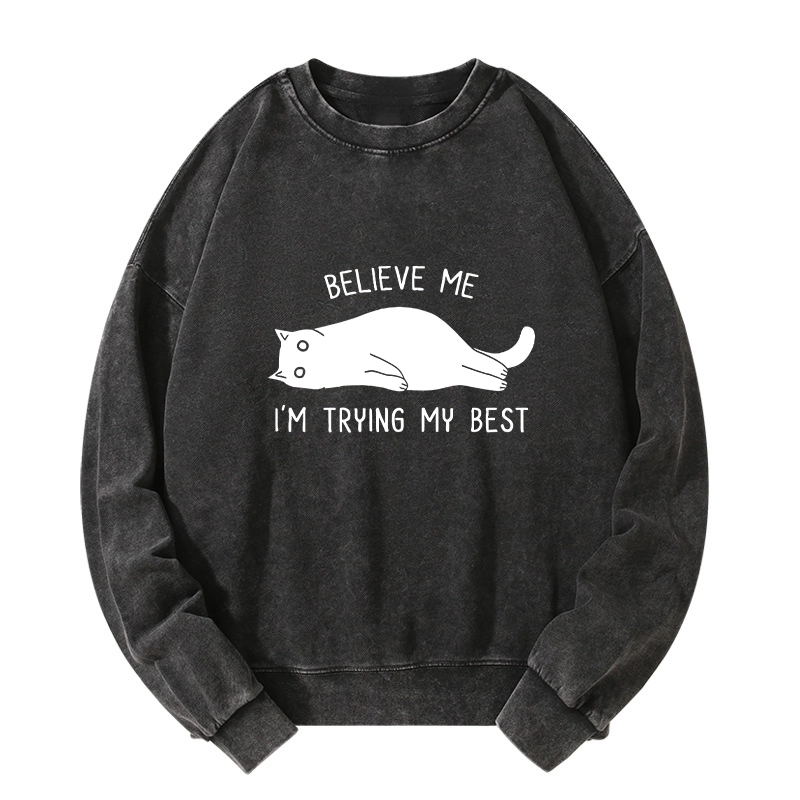 Tokyo-Tiger When Life Is Hard Nap First Washed Sweatshirt