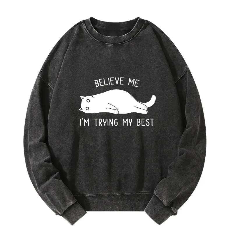 Tokyo-Tiger When Life Is Hard Nap First Washed Sweatshirt