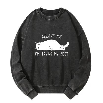 Tokyo-Tiger When Life Is Hard Nap First Washed Sweatshirt