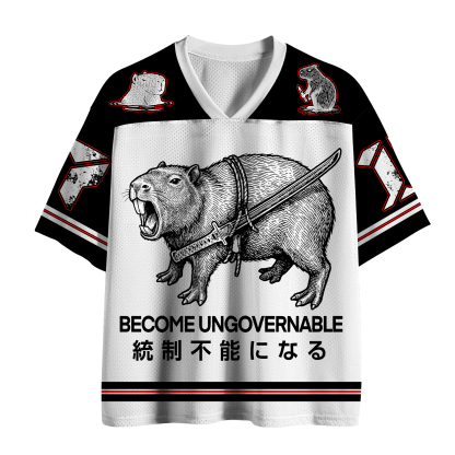 Tokyo-Tiger The Ungovernable Capybara Mesh Jersey