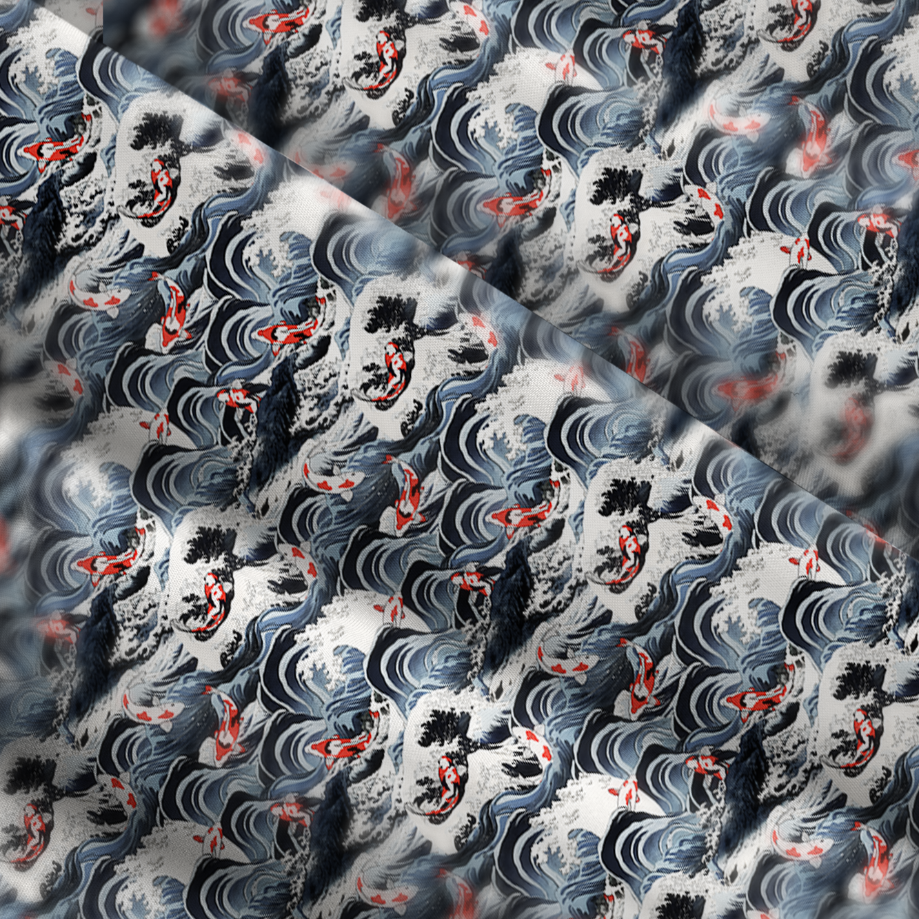 Tokyo-Tiger Ocean's Dance Maxi Dress