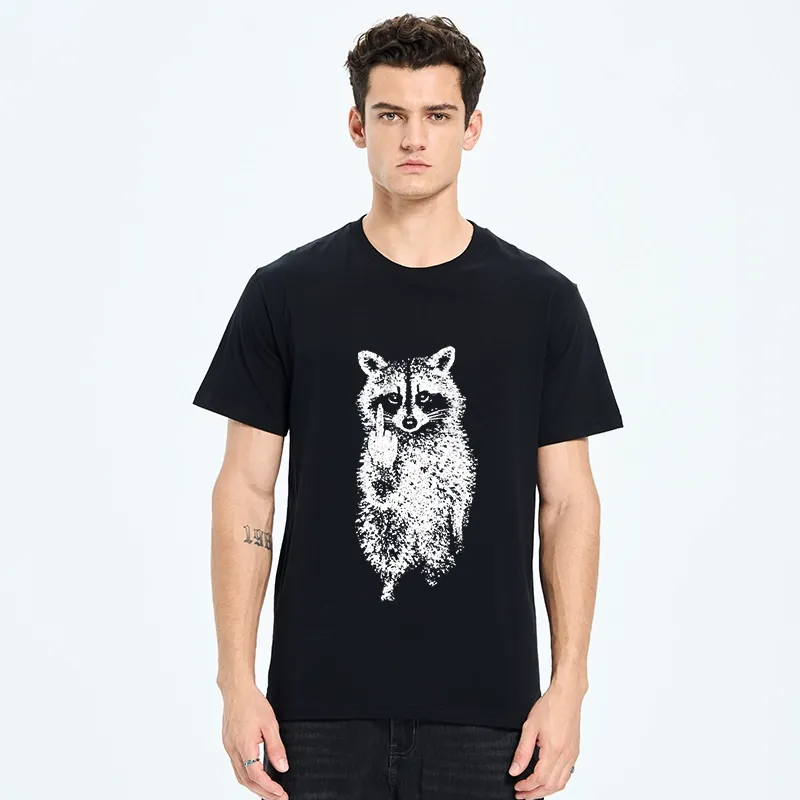 Tokyo-Tiger Raccoon Giving The Middle Finger Classic T-Shirt