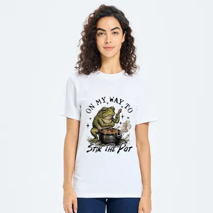 Tokyo-Tiger Frog On My Way To Stir The Pot Classic T-Shirt